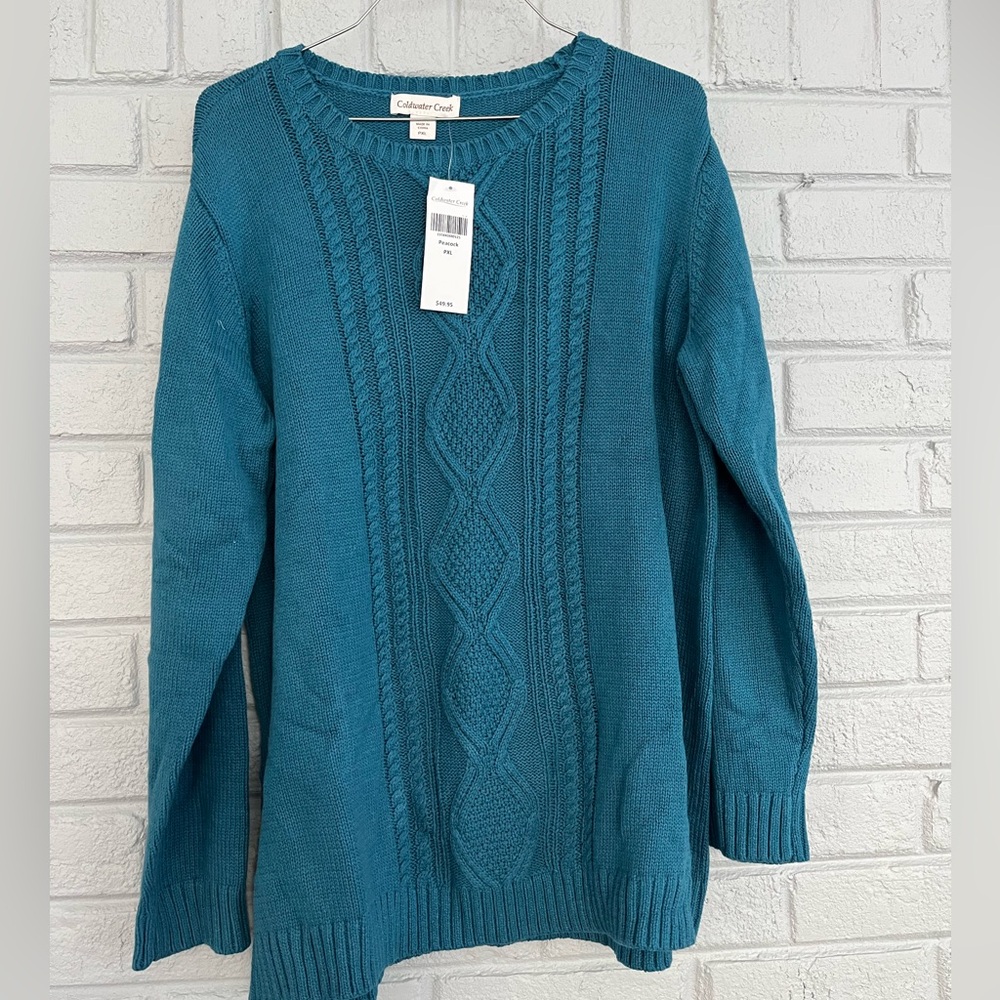 NWT Coldwater Creek Sweater. Size PXL